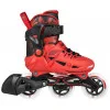 Роликовые коньки POWERSLIDE PHUZION KIDS SKATES Universe red, Hardboot 33-36